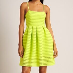 Only Women's Neon Yellow Midi Dress